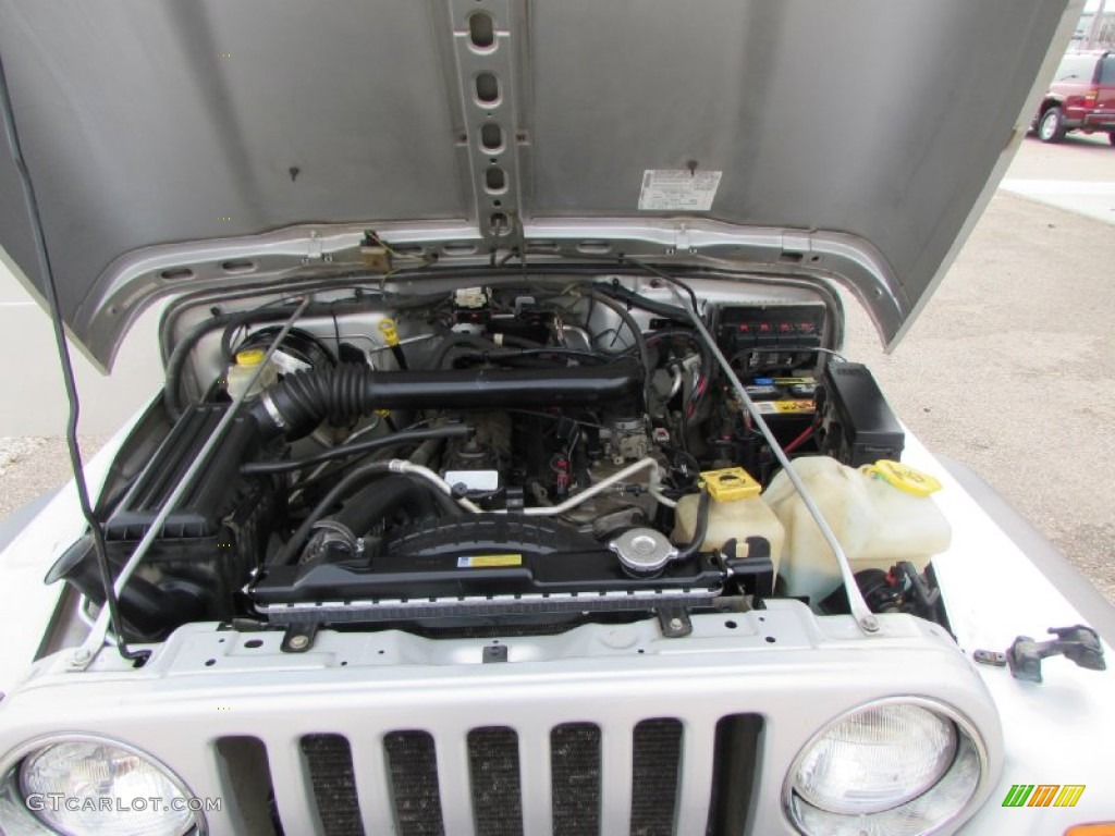 2005 Jeep Wrangler Sport 4x4 Right Hand Drive 4.0 Liter OHV 12-Valve Inline 6 Cylinder Engine Photo #89025606