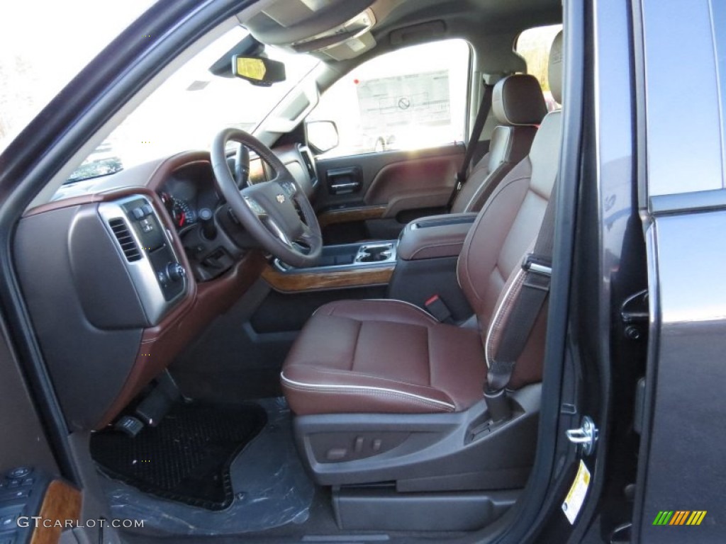 High Country Saddle Interior 2014 Chevrolet Silverado 1500 High Country Crew Cab 4x4 Photo #89025779