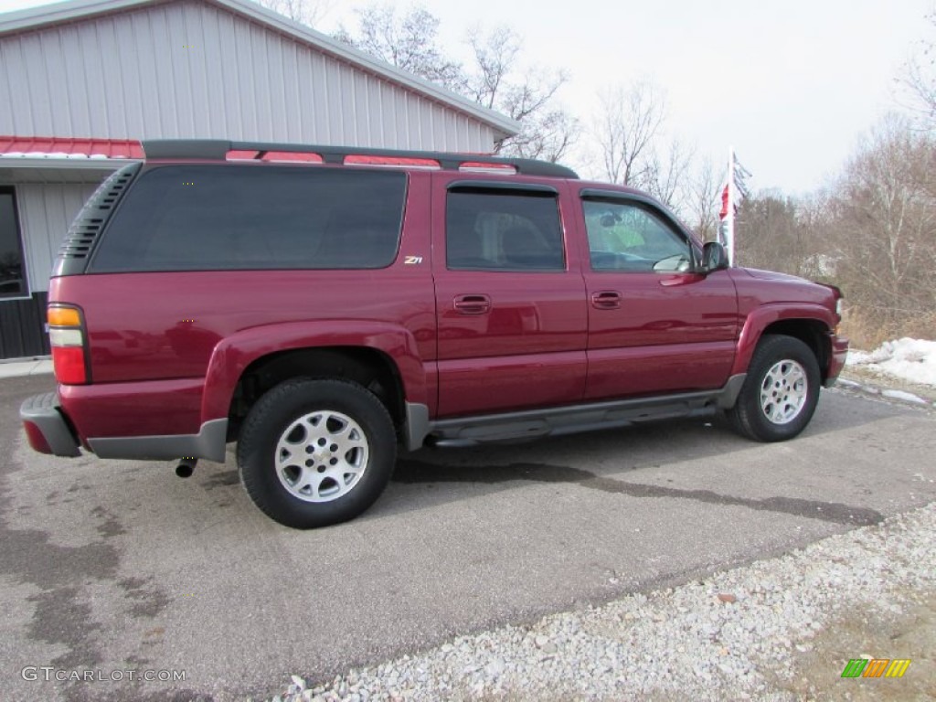 Sport Red Metallic 2004 Chevrolet Suburban 1500 Z71 4x4 Exterior Photo #89025798