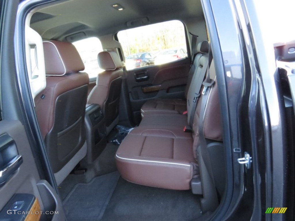 2014 Chevrolet Silverado 1500 High Country Crew Cab 4x4 Rear Seat Photo #89025804