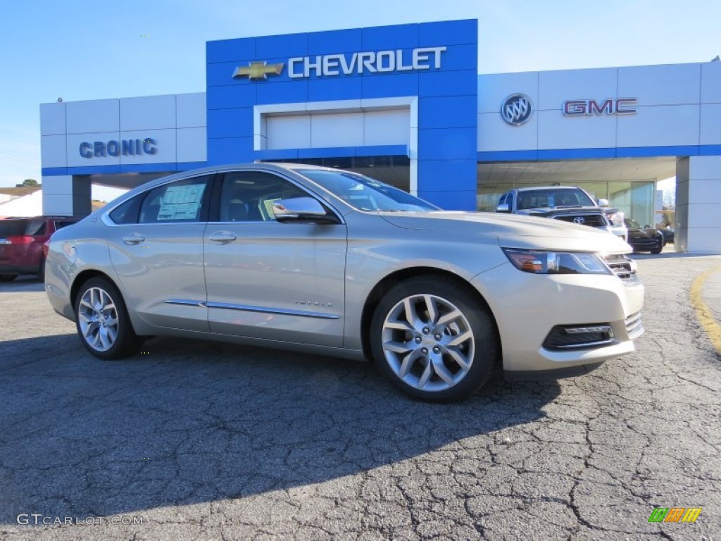 2014 Impala LTZ - Champagne Silver Metallic / Jet Black photo #1