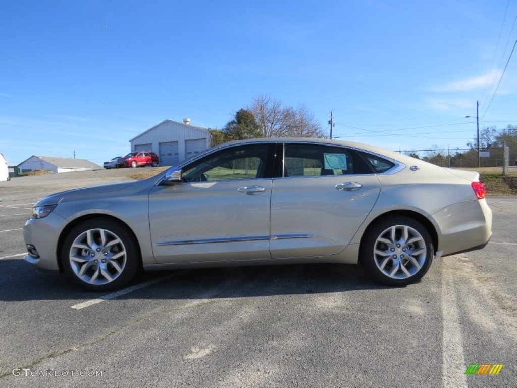 2014 Impala LTZ - Champagne Silver Metallic / Jet Black photo #4