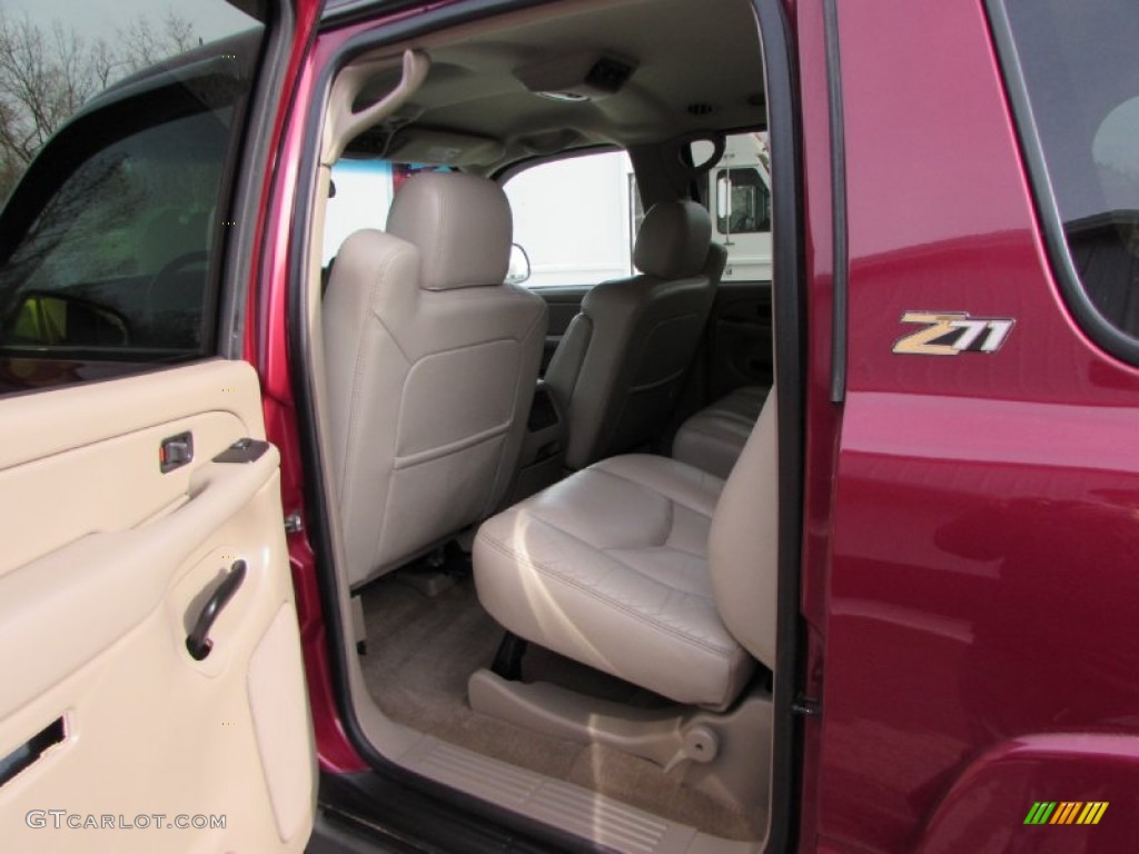 2004 Suburban 1500 Z71 4x4 - Sport Red Metallic / Tan/Neutral photo #29