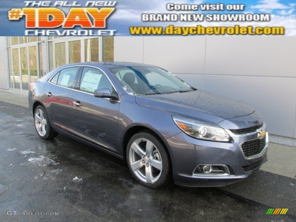 2014 Malibu LTZ - Atlantis Blue Metallic / Jet Black/Brownstone photo #1