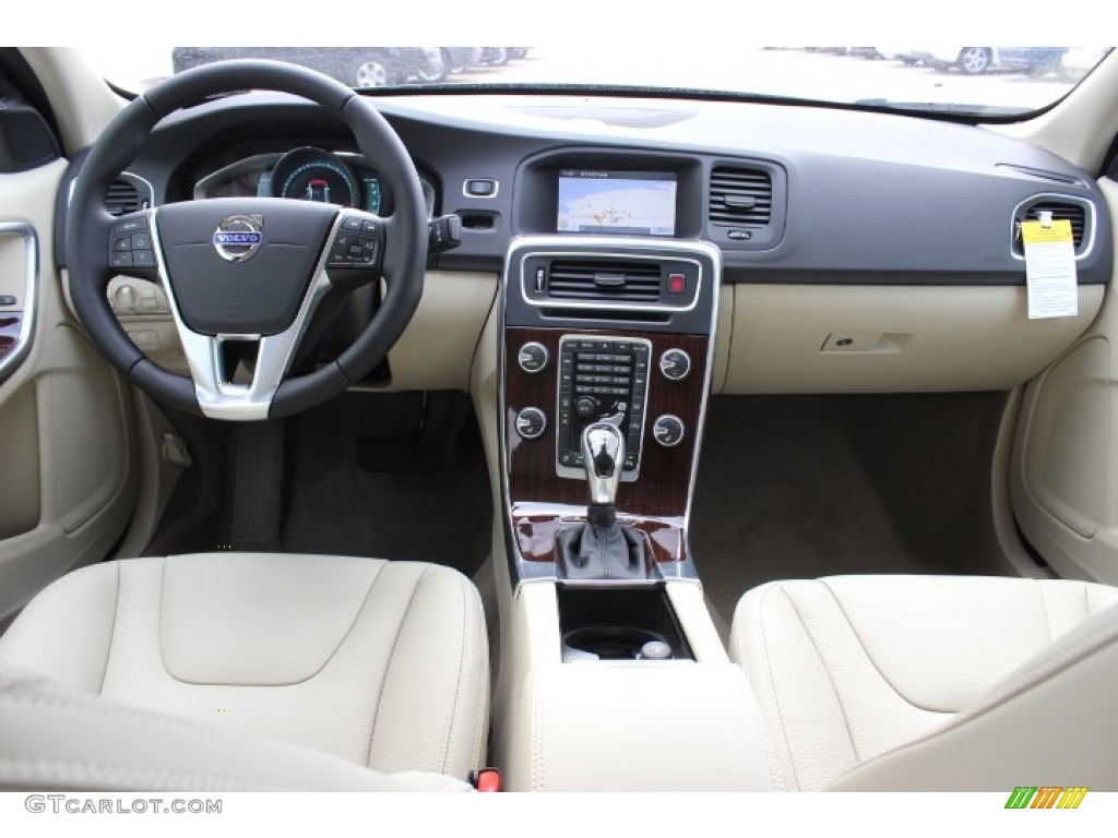 2014 S60 T5 - Ember Black Metallic / Soft Beige photo #28