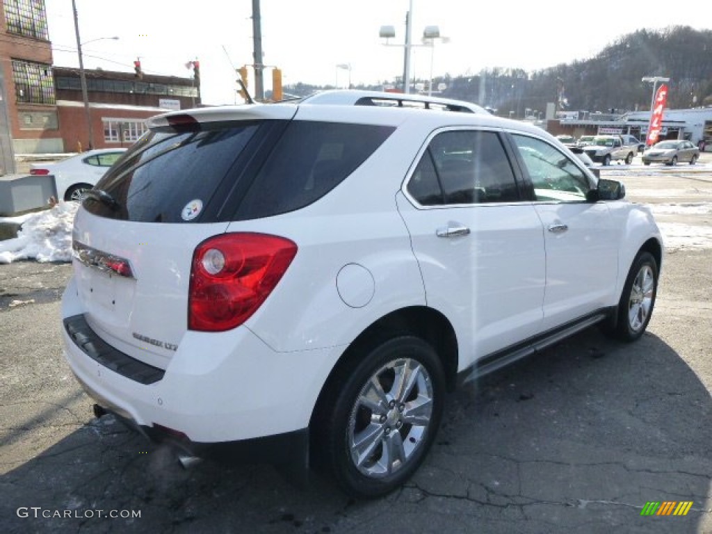 2010 Equinox LTZ AWD - Summit White / Jet Black/Light Titanium photo #8