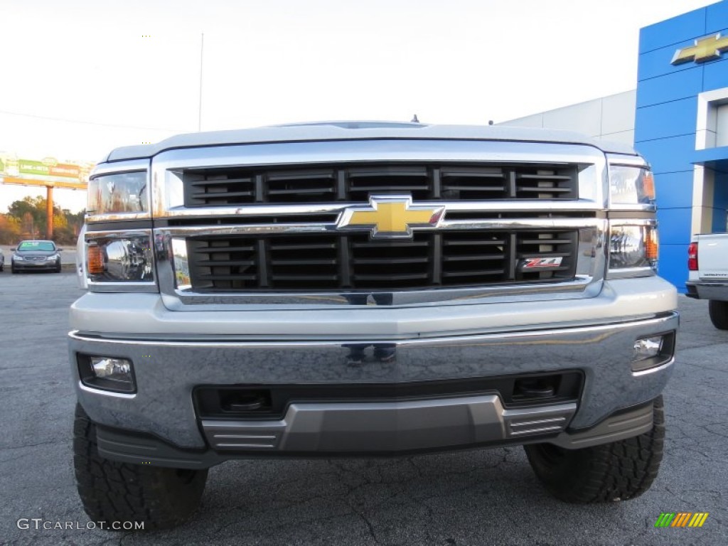 2014 Silverado 1500 LT Z71 Crew Cab 4x4 - Silver Ice Metallic / Jet Black photo #2