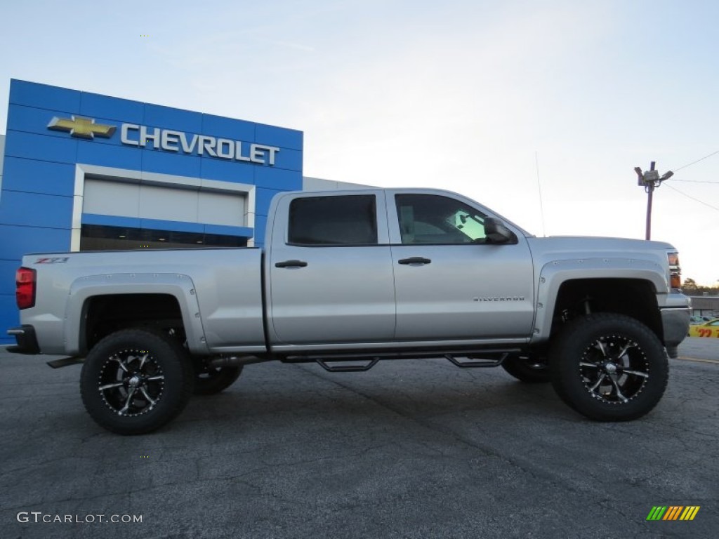 2014 Silverado 1500 LT Z71 Crew Cab 4x4 - Silver Ice Metallic / Jet Black photo #7