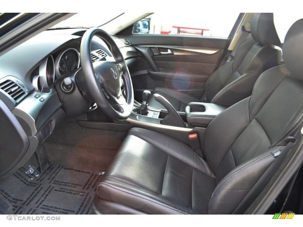 Ebony Interior 2012 Acura TL 3.7 SH-AWD Technology Photo #89030994