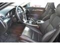 Ebony 2012 Acura TL 3.7 SH-AWD Technology Interior Color