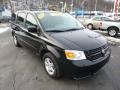 2010 Brilliant Black Crystal Pearl Dodge Grand Caravan SE Hero  photo #2