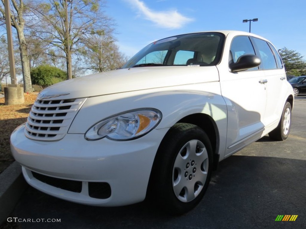 2008 PT Cruiser LX - Stone White / Pastel Slate Gray photo #1