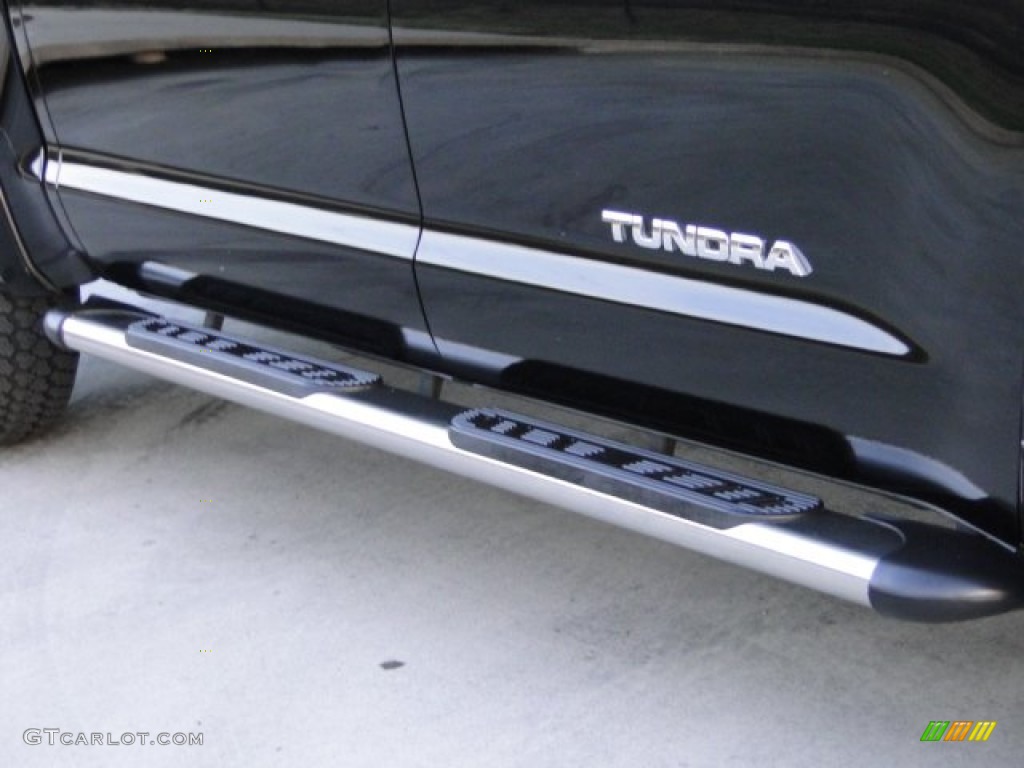 2010 Tundra Limited CrewMax 4x4 - Black / Black photo #13