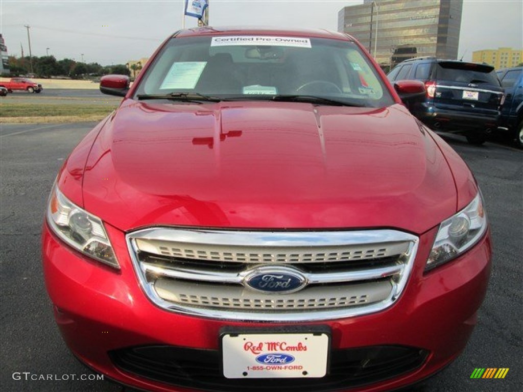 2011 Taurus SEL - Red Candy / Charcoal Black photo #2