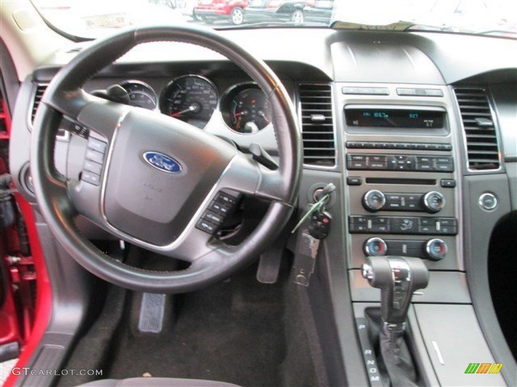 2011 Taurus SEL - Red Candy / Charcoal Black photo #10