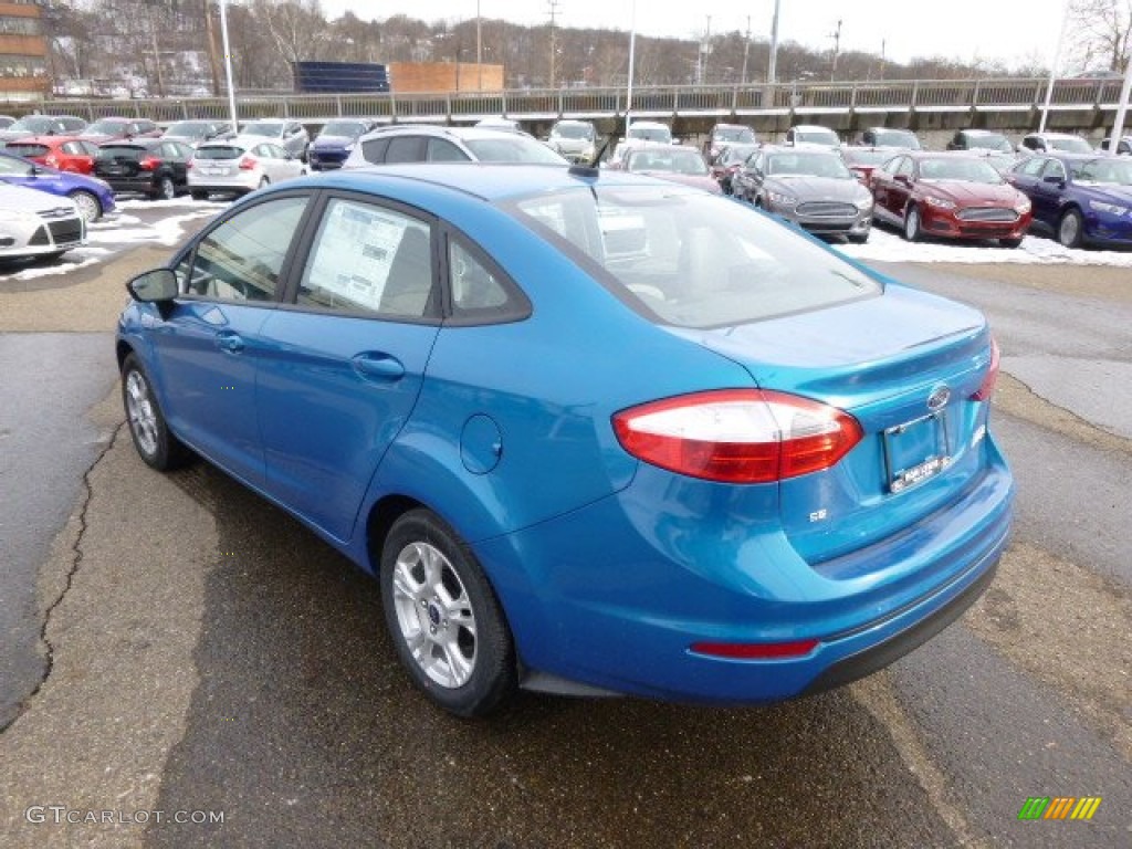 2014 Fiesta SE Sedan - Performance Blue / Medium Light Stone photo #6