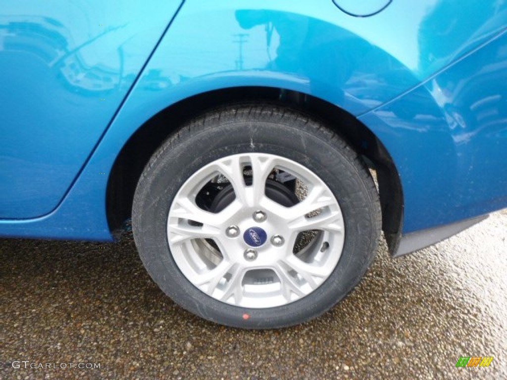 2014 Fiesta SE Sedan - Performance Blue / Medium Light Stone photo #9