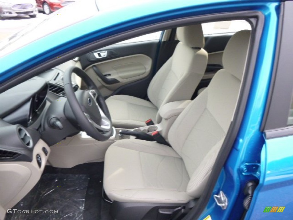 2014 Fiesta SE Sedan - Performance Blue / Medium Light Stone photo #10