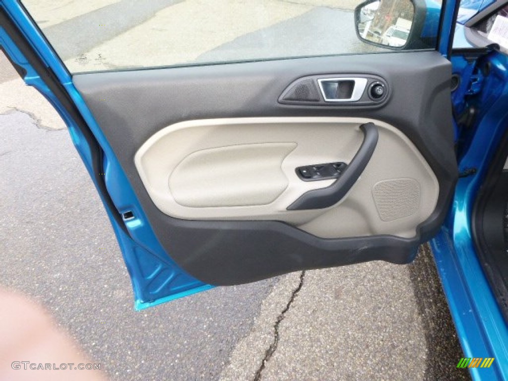 2014 Fiesta SE Sedan - Performance Blue / Medium Light Stone photo #11