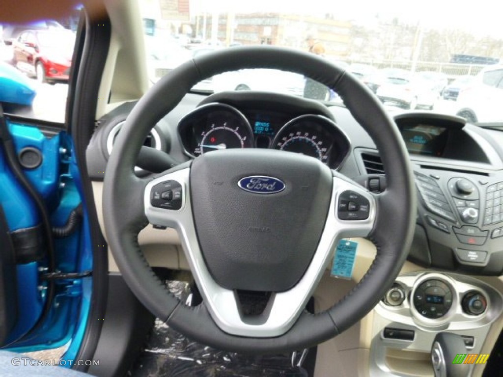 2014 Fiesta SE Sedan - Performance Blue / Medium Light Stone photo #19