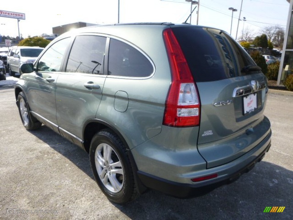 2011 CR-V EX-L 4WD - Opal Sage Metallic / Ivory photo #3