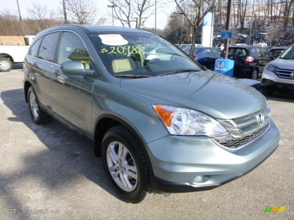 2011 CR-V EX-L 4WD - Opal Sage Metallic / Ivory photo #7