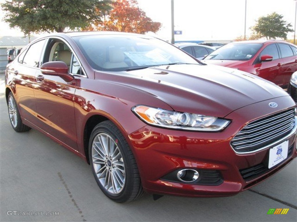 2014 Fusion SE EcoBoost - Sunset / Dune photo #6