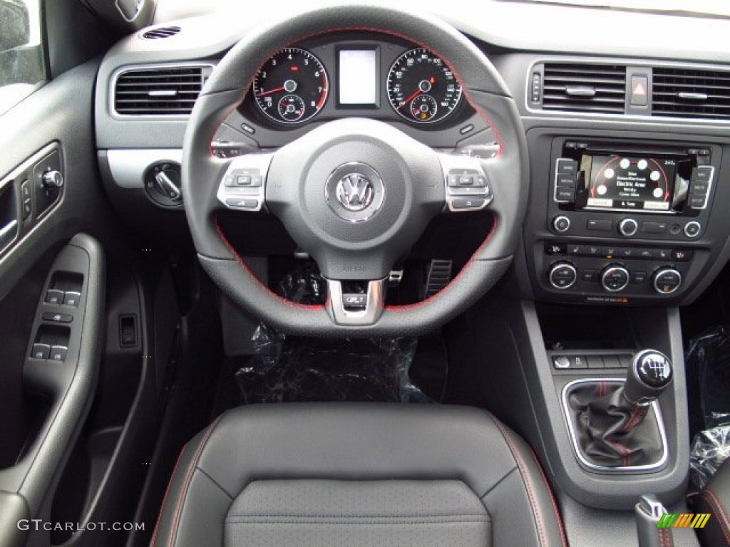 2014 Jetta GLI Autobahn - Deep Black Pearl Metallic / Titan Black photo #12