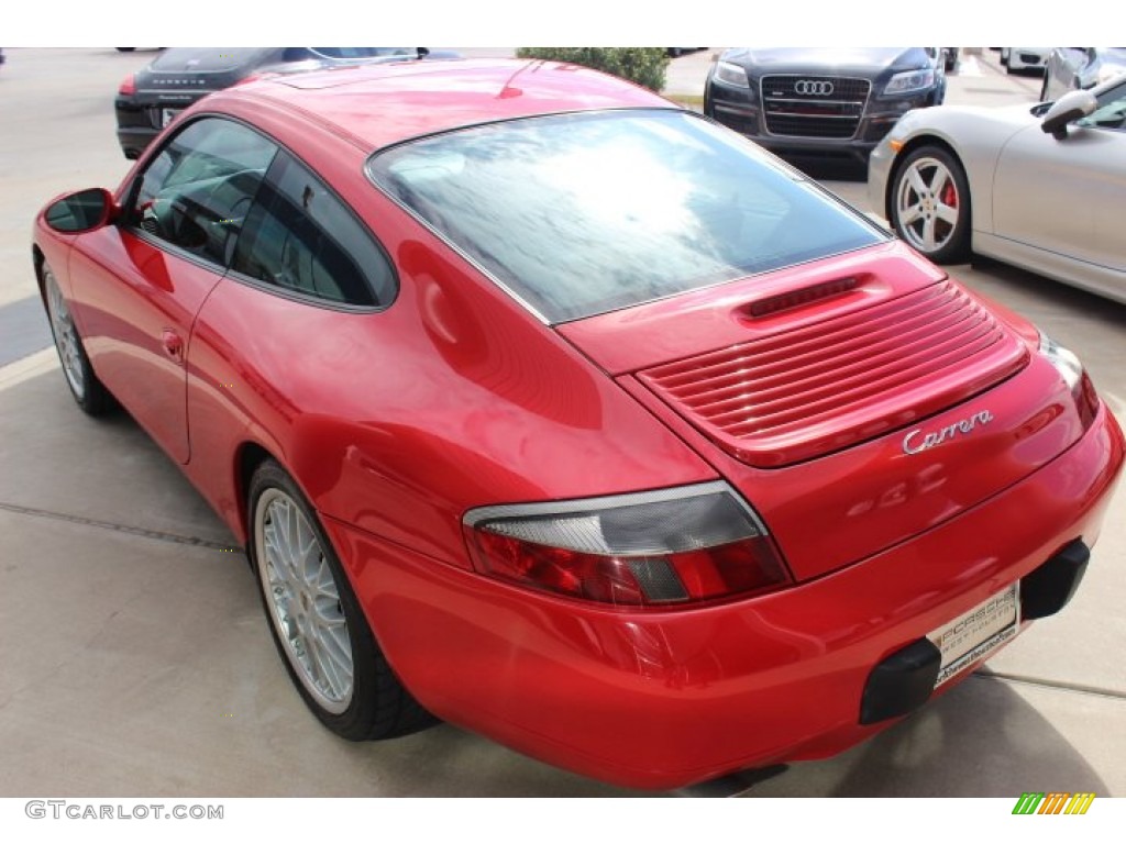 2001 911 Carrera Coupe - Guards Red / Black photo #5