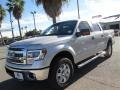 2014 Ingot Silver Ford F150 XLT SuperCrew 4x4  photo #1