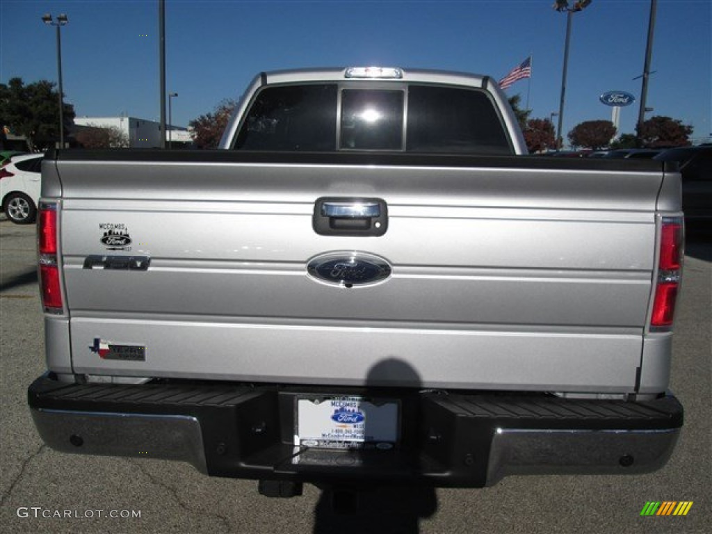 2014 F150 XLT SuperCrew 4x4 - Ingot Silver / Steel Grey photo #4