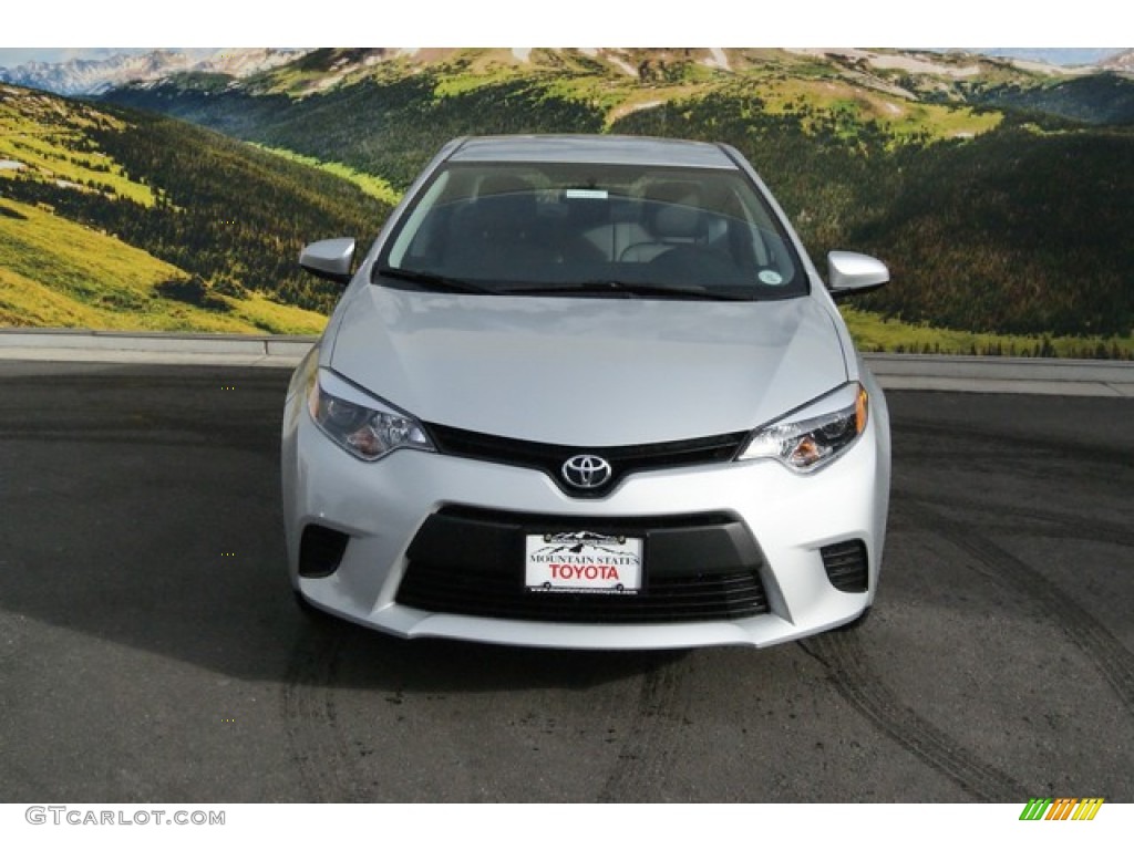 2014 Corolla LE - Classic Silver Metallic / Ash photo #2