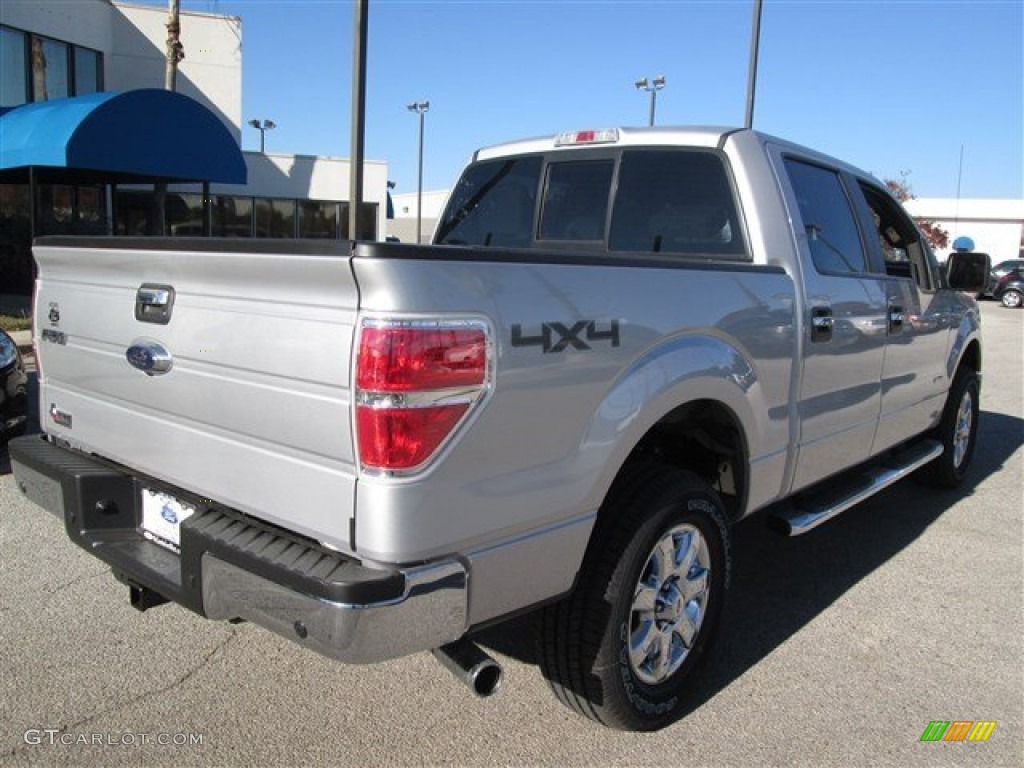 2014 F150 XLT SuperCrew 4x4 - Ingot Silver / Steel Grey photo #5