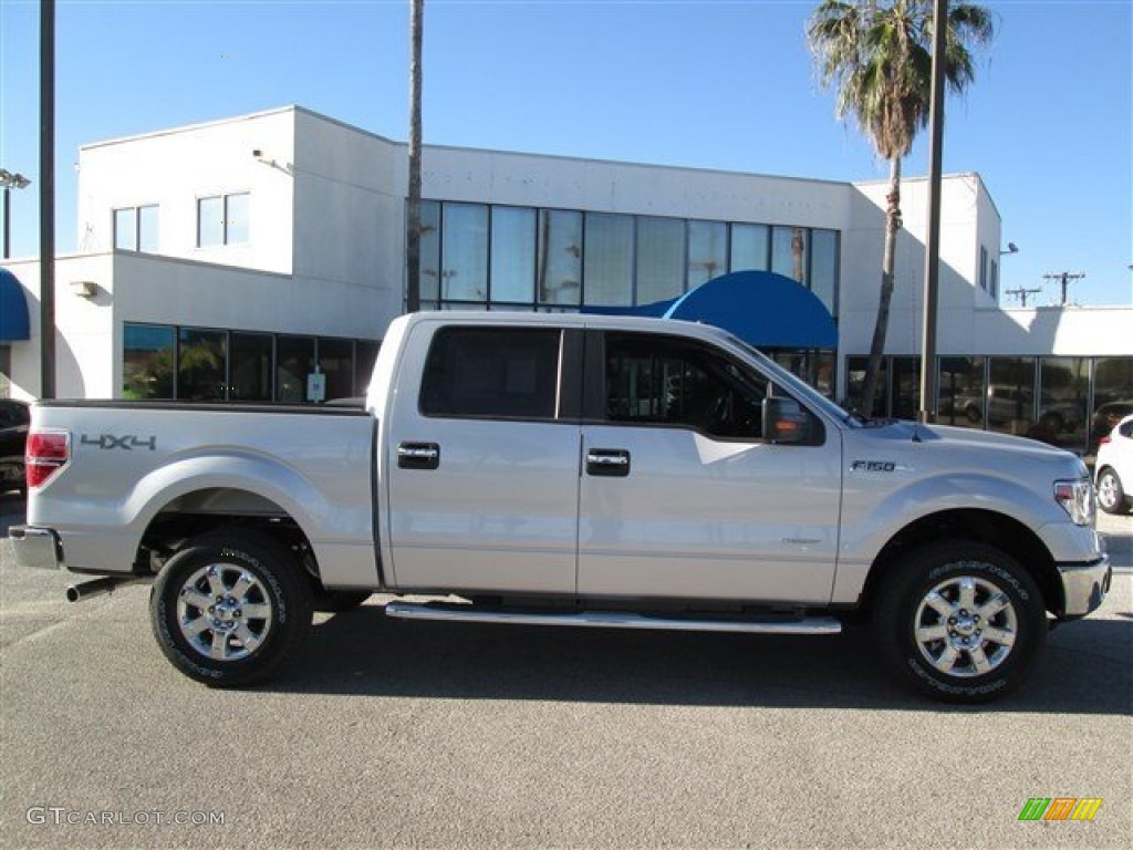 2014 F150 XLT SuperCrew 4x4 - Ingot Silver / Steel Grey photo #6