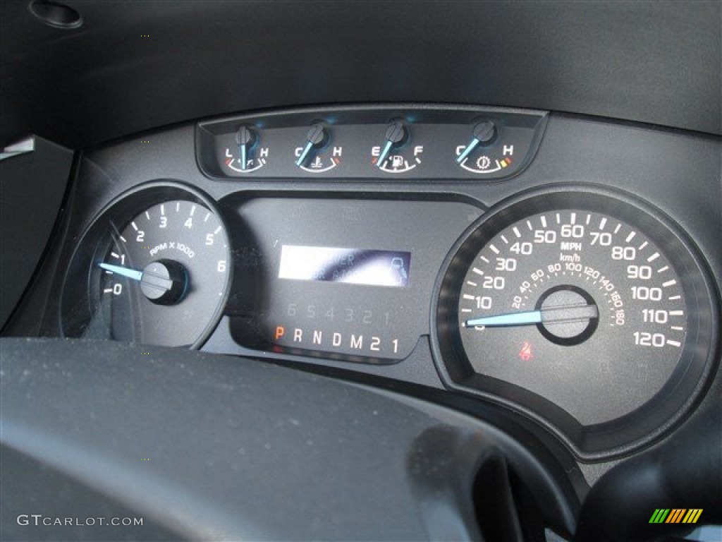 2014 Ford F150 XL Regular Cab Gauges Photo #89035953