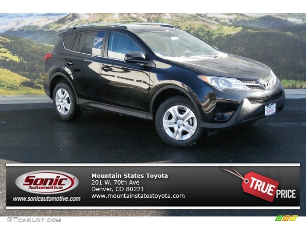 2013 RAV4 LE AWD - Black / Ash photo #1