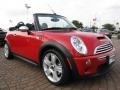 2006 Chili Red Mini Cooper S Convertible  photo #7