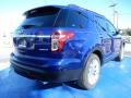 2014 Deep Impact Blue Ford Explorer XLT  photo #3