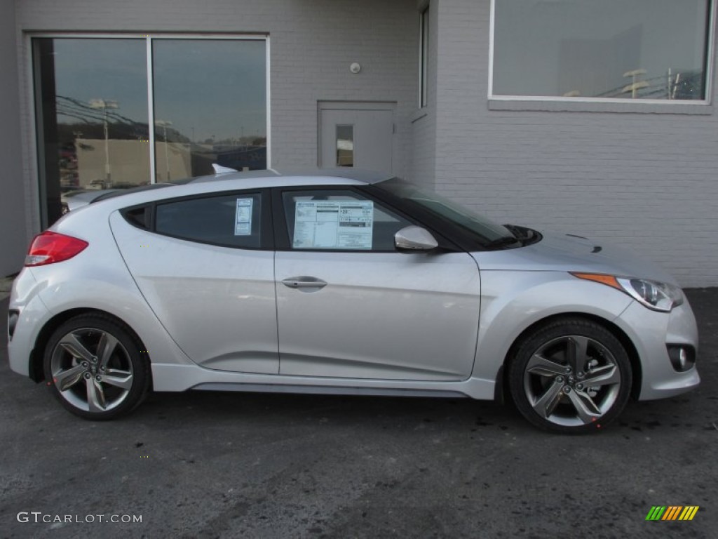 Ironman Silver 2014 Hyundai Veloster Standard Veloster Model Exterior Photo #89038794