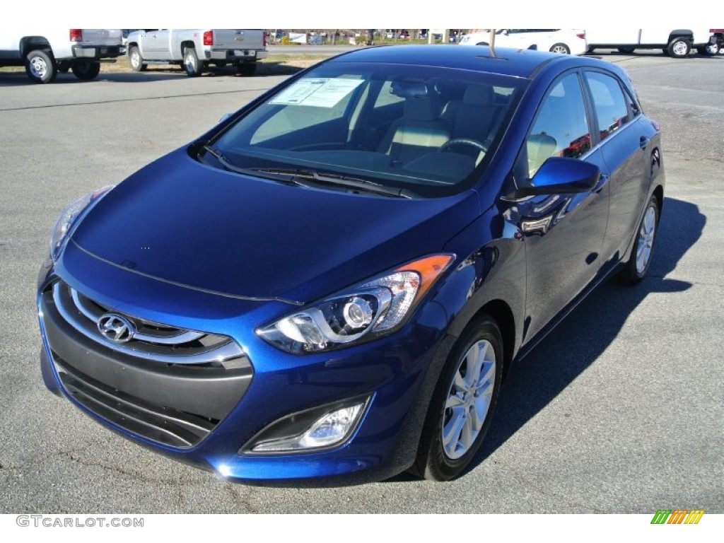 Atlantic Blue Hyundai Elantra