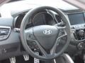 Black 2014 Hyundai Veloster Standard Veloster Model Steering Wheel