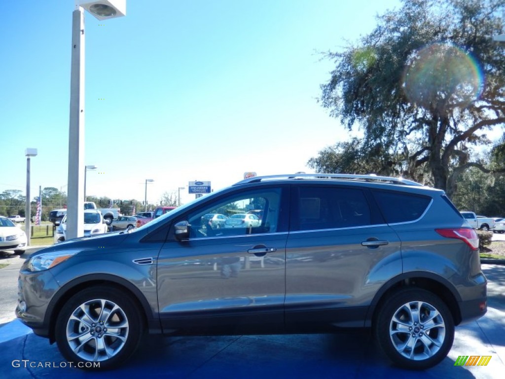 2014 Escape Titanium 2.0L EcoBoost 4WD - Sterling Gray / Medium Light Stone photo #2