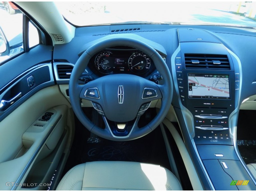 2014 Lincoln MKZ FWD Light Dune Dashboard Photo #89039635