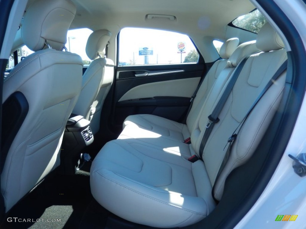 2014 Ford Fusion Energi Titanium Rear Seat Photo #89040516