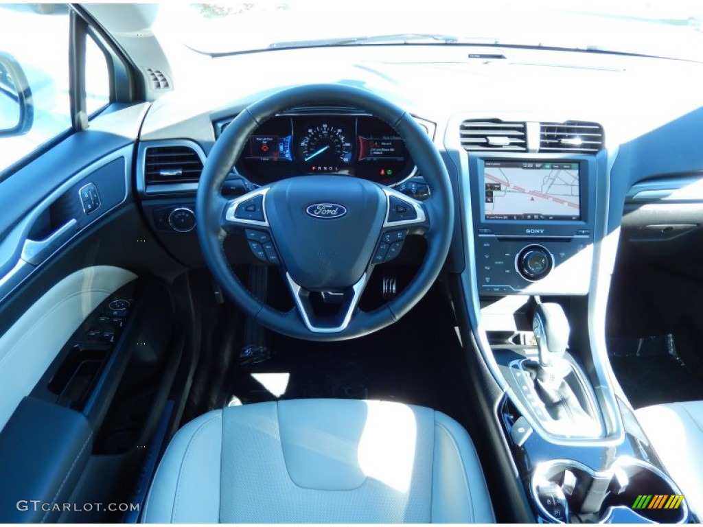 2014 Ford Fusion Energi Titanium Medium Soft Ceramic Dashboard Photo #89040540
