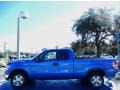 2014 Blue Flame Ford F150 XLT SuperCab  photo #2