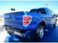 2014 Blue Flame Ford F150 XLT SuperCab  photo #3