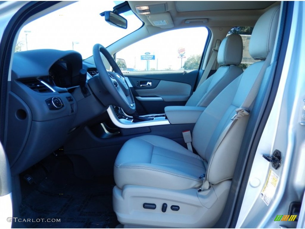 Medium Light Stone Interior 2014 Ford Edge Limited Photo #89041146