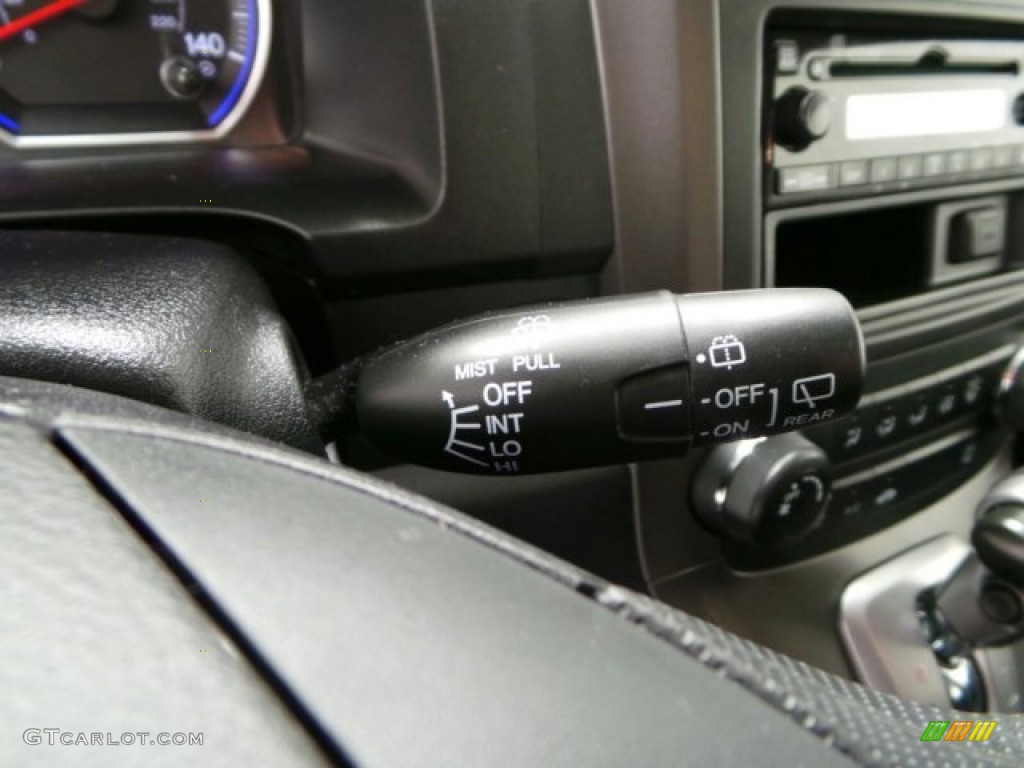 2011 CR-V LX 4WD - Crystal Black Pearl / Gray photo #17