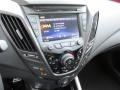 2014 Hyundai Veloster Black Interior Controls Photo